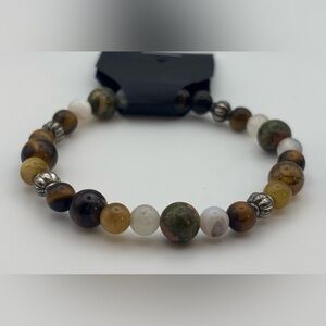 Elegant Multi-Color Beaded Bracelet